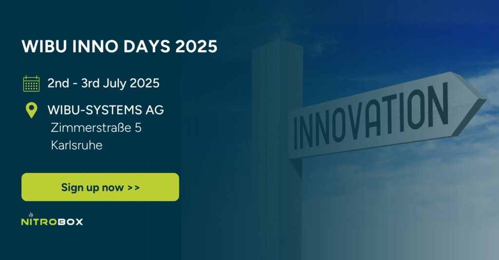 Meet Nitrobox at the Wibu Inno Days 20205 in Karlsruhe.