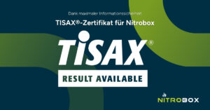 Nitrobox Compliance. Nitrobox erhält Tisax-Zertifikat für maximale Informationssicherheit.