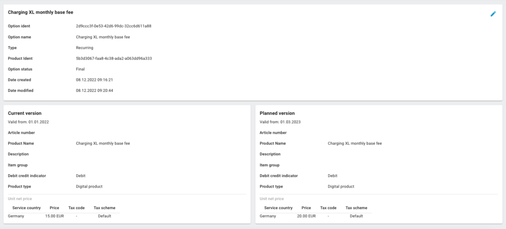 Screenshot of nitrobox platform options feature update
