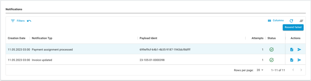 Nitrobox monetization platform webhooks configuration